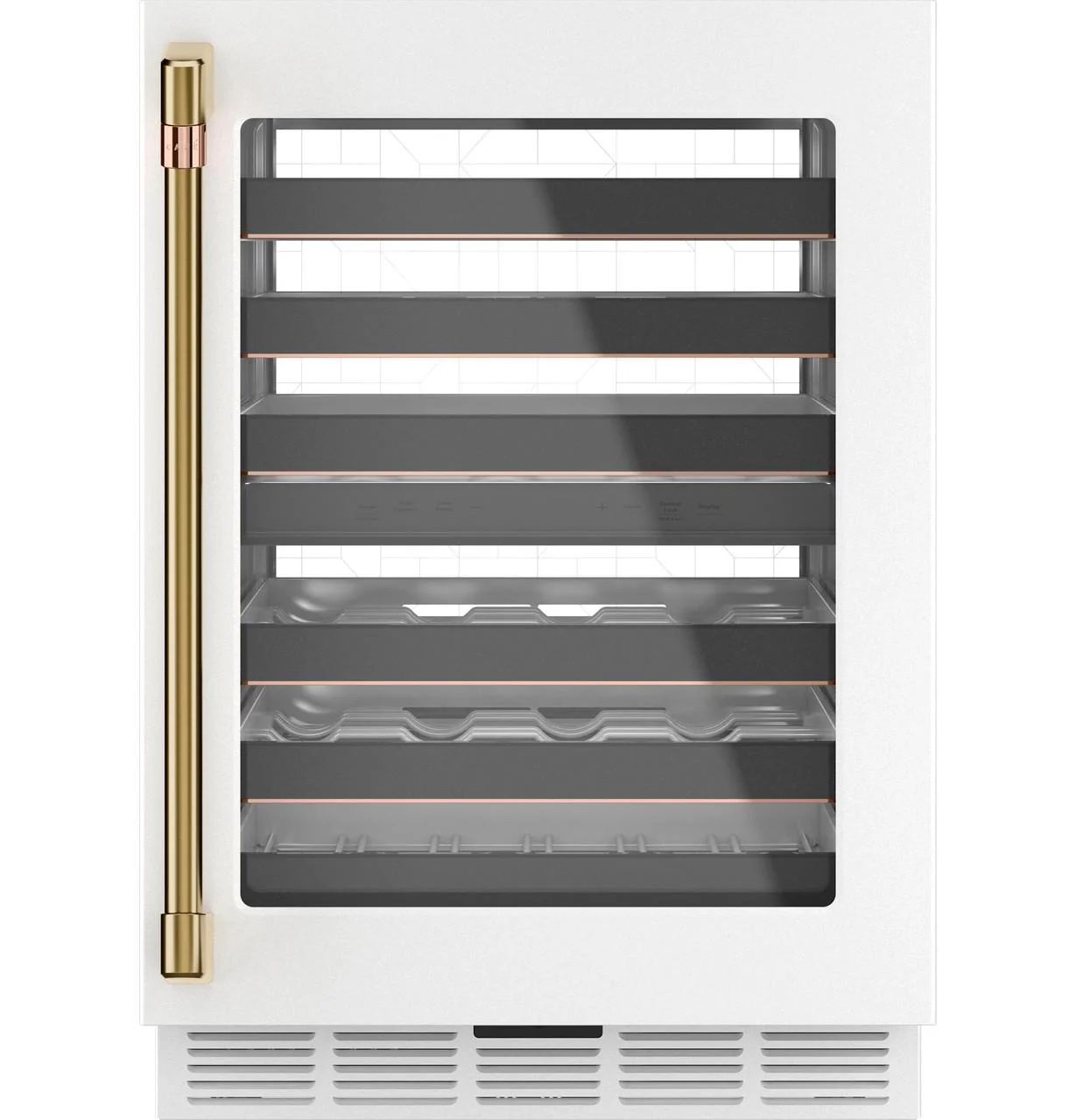 Cafe CXQW1H1PPCG CAF(EBACK)™ Undercounter Handle Kit - Brushed Brass - Image 7