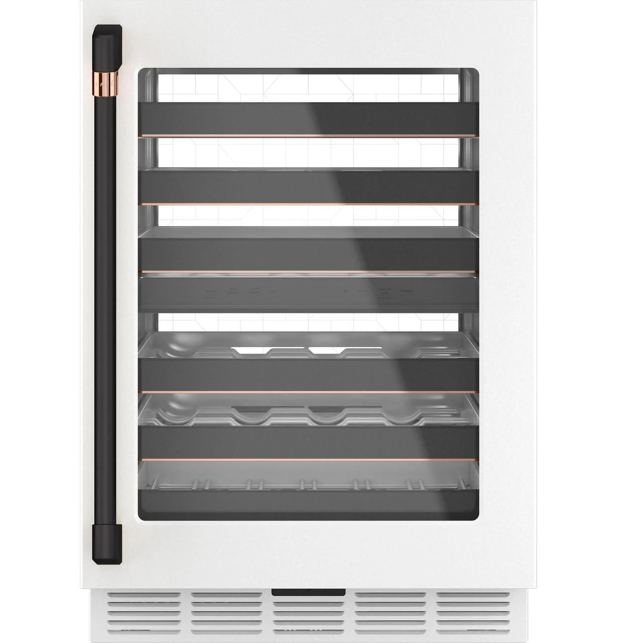 Cafe CXQW1H1PPFB CAF(EBACK)™ Undercounter Handle Kit - Flat Black - Image 7