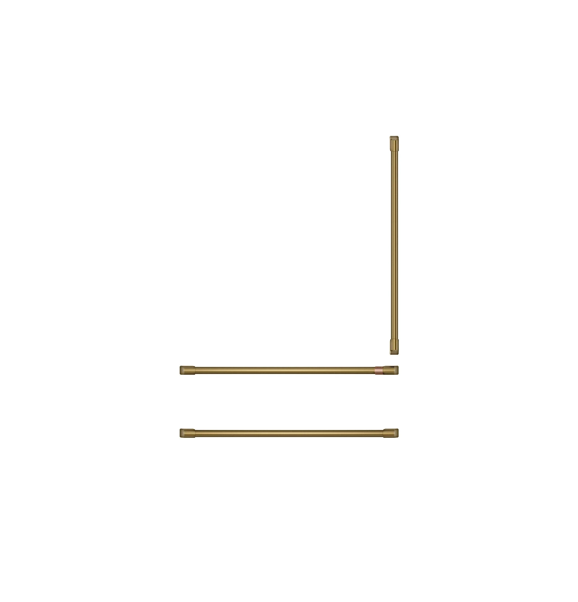 Cafe CXSB3H3PVCG CAF(EBACK)™ Refrigeration Handle Kit - Brushed Brass - Image 3