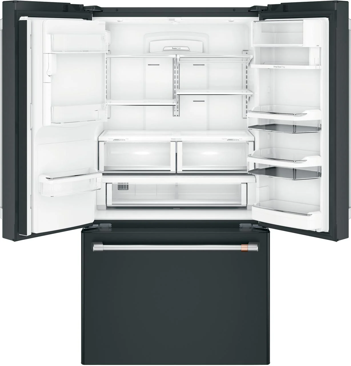 Cafe CYE22TP3MD1 CAF(EBACK)™ ENERGY STAR® 22.1 Cu. Ft. Smart Counter-Depth French-Door Refrigerator with Hot Water Dispenser - Image 3