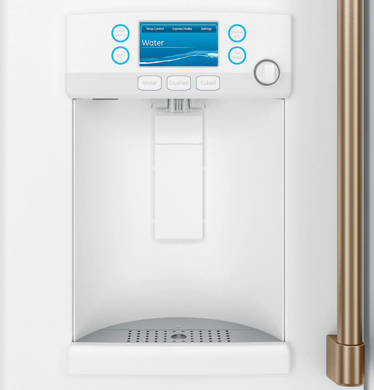Cafe CYE22TP4MW2 CAF(EBACK)™ ENERGY STAR® 22.1 Cu. Ft. Smart Counter-Depth French-Door Refrigerator with Hot Water Dispenser - Image 9