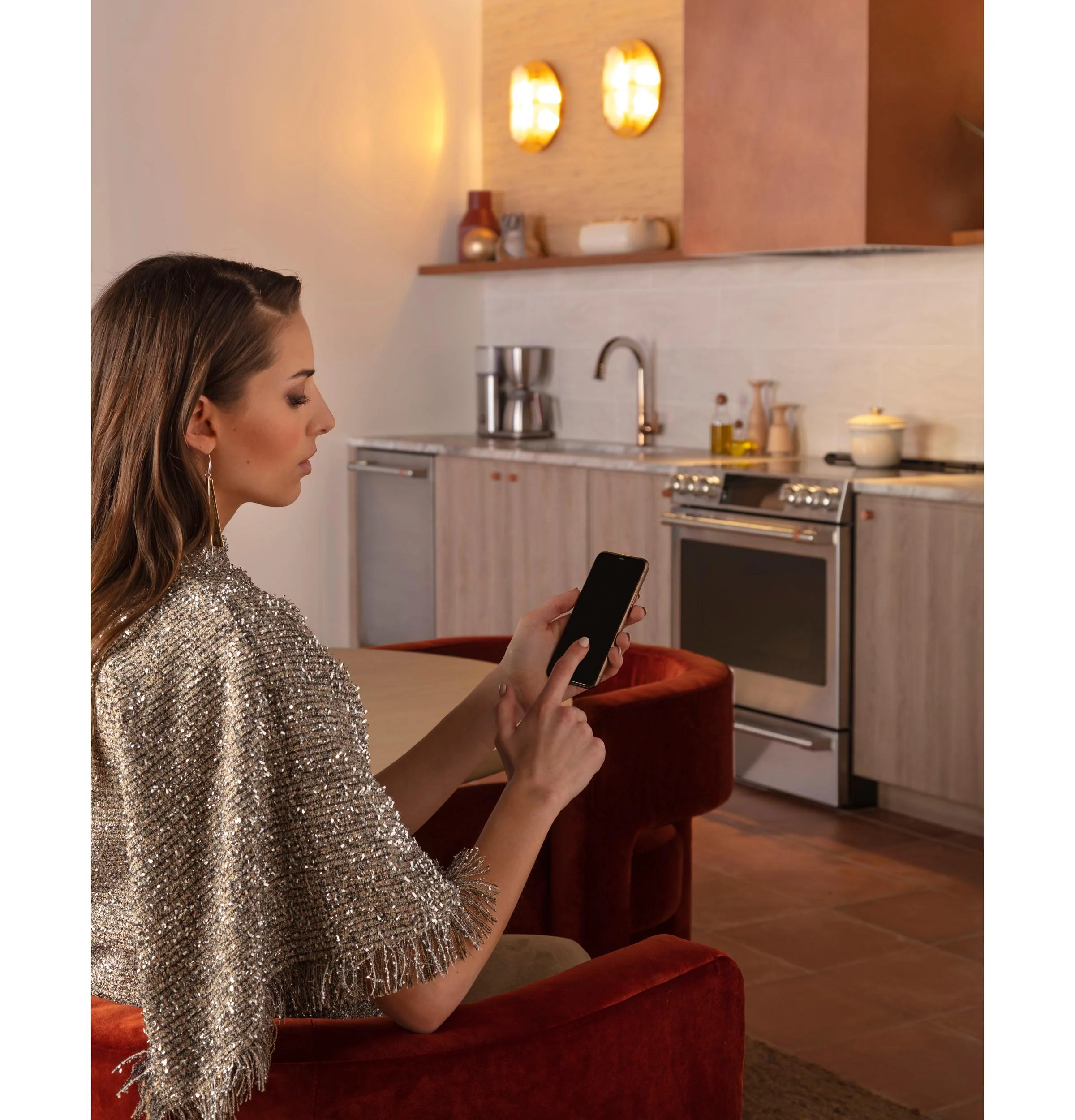 Cafe UVC9300SLSS 30" Smart Designer Custom Insert w/ Dimmable LED Lighting - Image 10