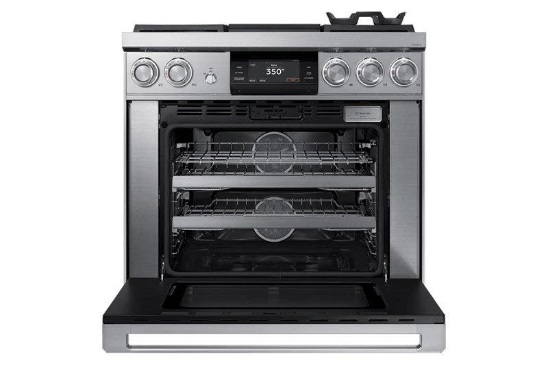 Dacor DOP36M94DLM 36" Pro Dual-Fuel Steam Range, Graphite Stainless Steel, Natural Gas - Image 5