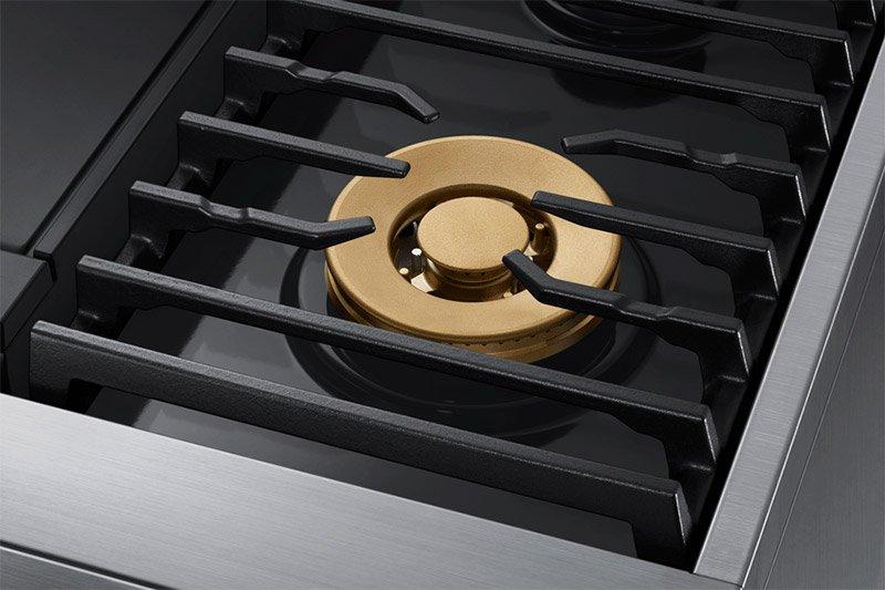 Dacor DOP36M94DPM 36" Pro Dual-Fuel Steam Range, Graphite Stainless Steel, Liquid Propane - Image 9