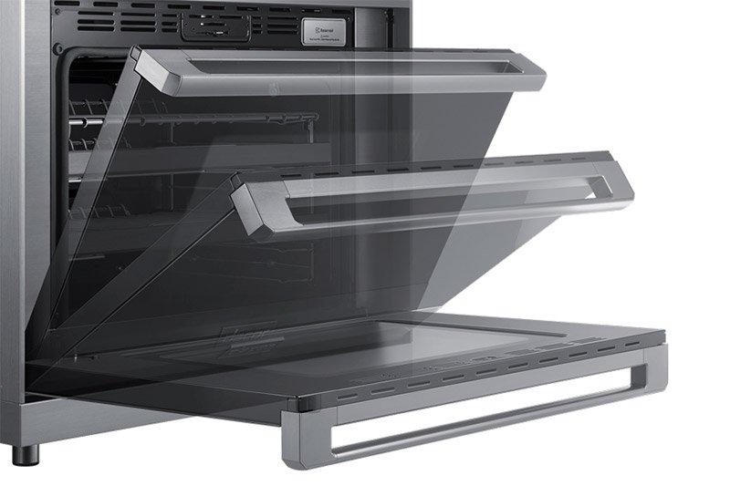 Dacor DOP36M94DPS 36" Pro Dual-Fuel Steam Range, Silver Stainless Steel, Liquid Propane - Image 6