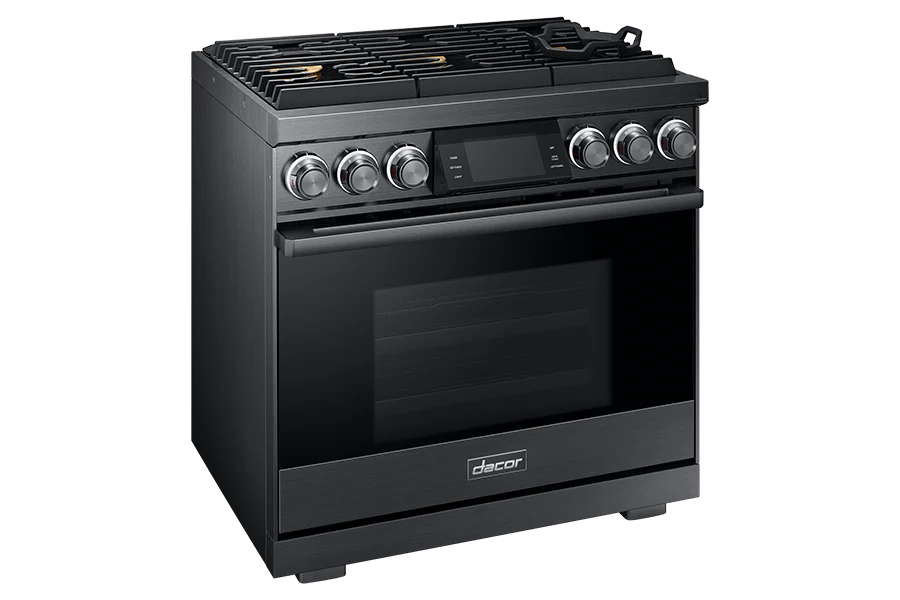 Dacor DOP36M96GPM 36" Pro Gas Range, Graphite Stainless Steel, Liquid Propane - Image 3