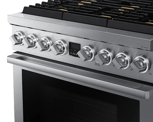 Dacor DOP36T86DLS Transitional 36" Dual-Fuel Range, Silver Stainless Steel, Natural Gas/Liquid Propane - Image 4