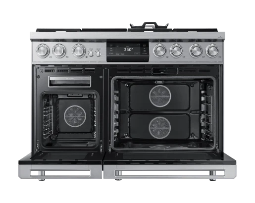 Dacor DOP48C96DLS 48" Pro Dual-Fuel Steam Range, Silver Stainless Steel, Natural Gas & Liquid Propane - Image 2