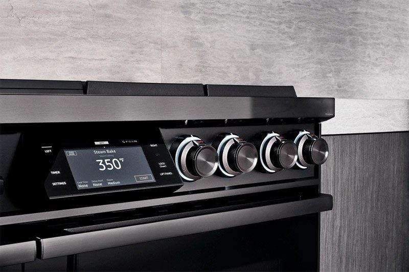 Dacor DOP48M96DHM 48" Pro Dual-Fuel Steam Range, Graphite Stainless Steel, Natural Gas/High Altitude - Image 12
