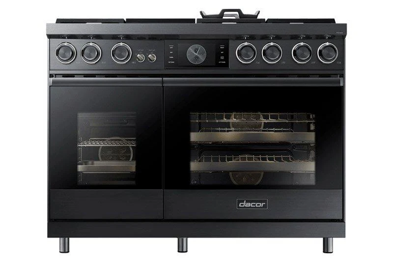 Dacor DOP48M96DHM 48" Pro Dual-Fuel Steam Range, Graphite Stainless Steel, Natural Gas/High Altitude - Image 4