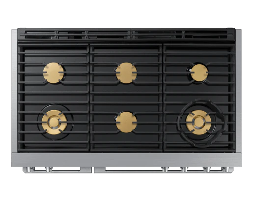 Dacor DOP48T960DSDA 48" Dual-Fuel Steam Range, Silver Stainless, Natural Gas/Liquid Propane - Image 5