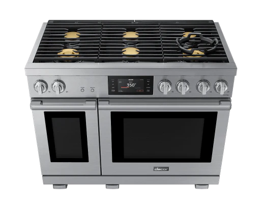 Dacor DOP48T960GS 48" Gas Range, Silver Stainless, Natural Gas/Liquid Propane - Image 3