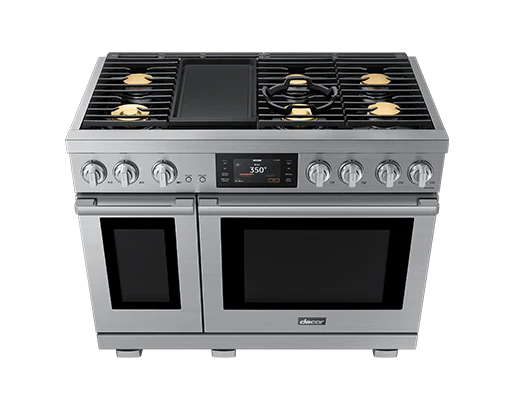 Dacor DOP48T963DS 48" Dual-Fuel Range, Silver Stainless, Natural Gas/Liquid Propane - Image 3
