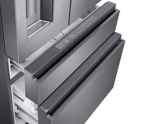 36" Counter Depth French Door Bottom Freezer, Silver Stainless Steel - Image 5