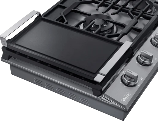 Dacor DTG30P875NS Transitional 30" Gas Cooktop, Silver Stainless Steel, Natural Gas/Liquid Propane - Image 3