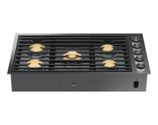 Dacor DTG36M955FM 36" Gas Cooktop, Graphite Stainless Steel, Natural Gas - Image 2