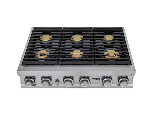 Dacor DTT36M876PS 36" Rangetop, Stainless Steel, Liquid Propane - Image 2