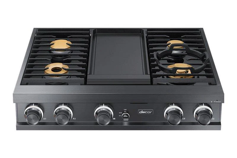 Dacor DTT36M974PM 36" Rangetop, Graphite, Liquid Propane - Image 2