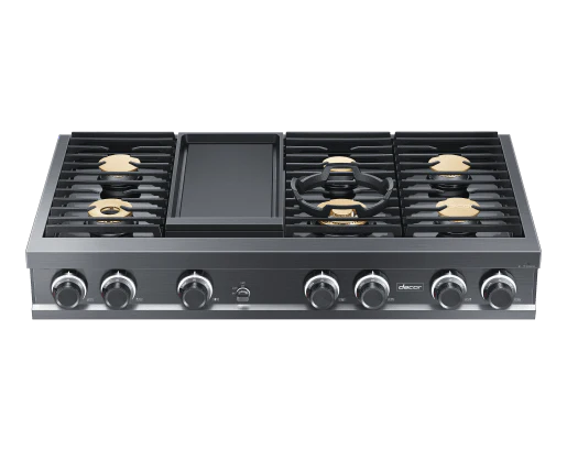 Dacor DTT48M976PM 48" Rangetop, Graphite, Liquid Propane - Image 2