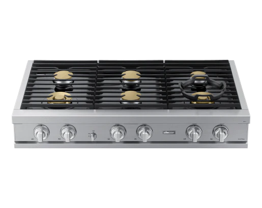 Dacor DTT48T960GS 48" Rangetop, Silver Stainless, Natural Gas/Liquid Propane - Image 2