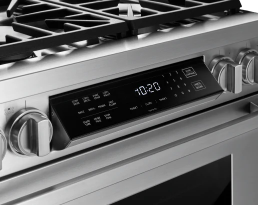 Dacor HDPR30SLP Dual Fuel Pro Range, Silver Stainless Steel, Liquid Propane - Image 5