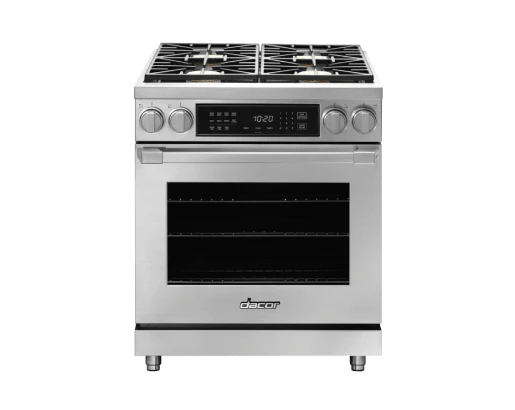 Dual Fuel Pro Range, Silver Stainless Steel, Natural Gas - Image 2