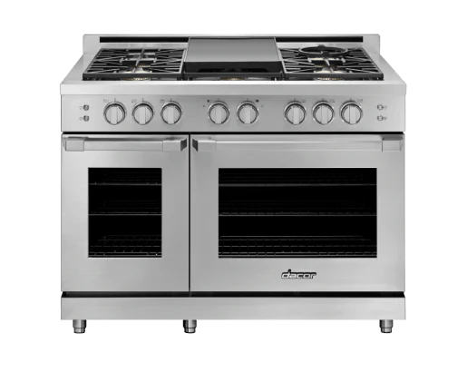 Dacor HGPR48SLP Gas Pro Range, Silver Stainless Steel, Liquid Propane - Image 5