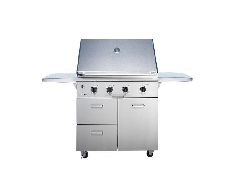 36" Outdoor Grill with Infrared Sear Burner, Stainless Steel, Natural Gas - Image 3