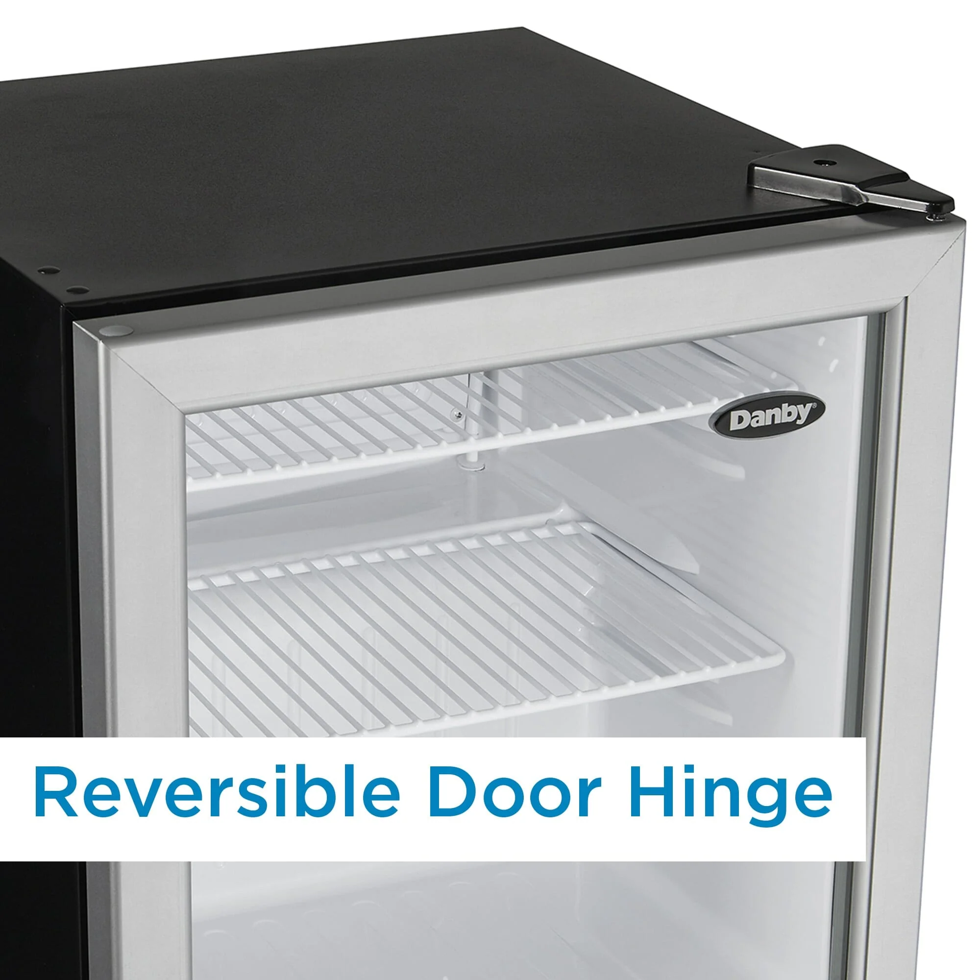 DAG016A2BDB Danby 1.6 cu. ft. Compact Glass Door Fridge in Platinum - Image 7