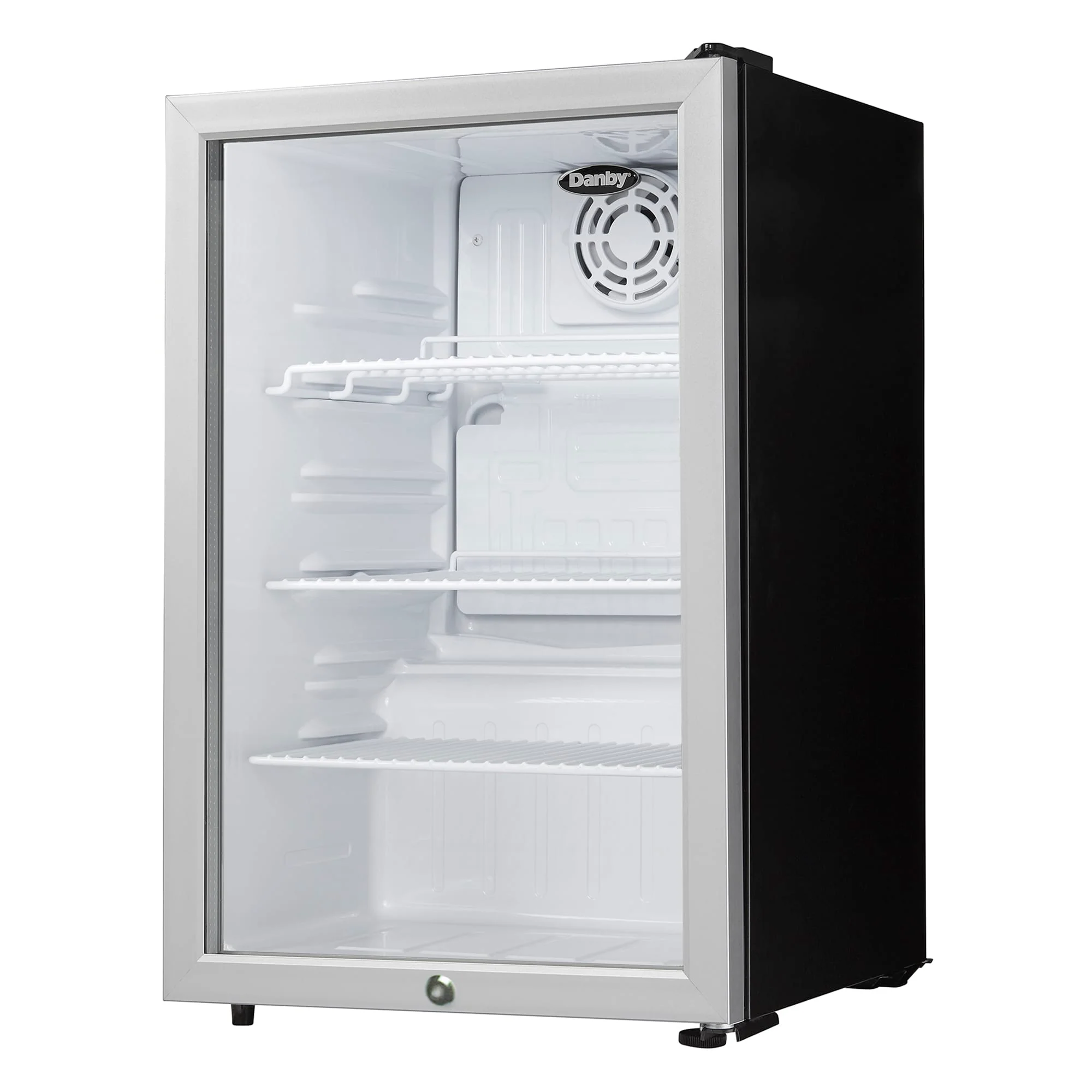 DAG026A2BDB Danby 2.6 cu. ft. Compact Glass Door Fridge in Platinum - Image 3
