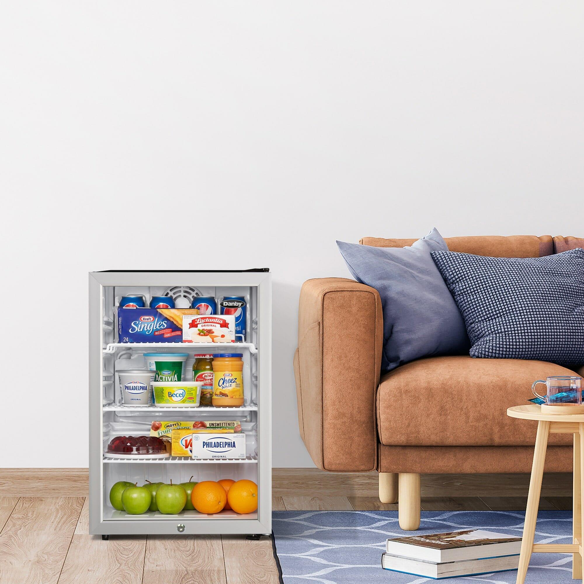 DAG026A2BDB Danby 2.6 cu. ft. Compact Glass Door Fridge in Platinum - Image 5