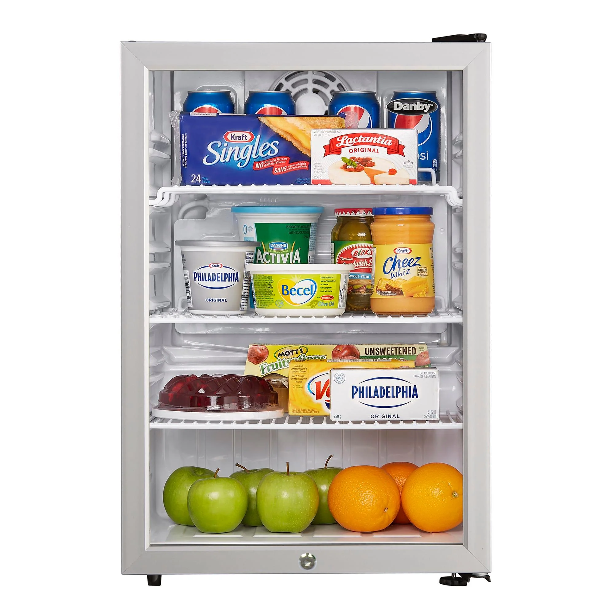 DAG026A2BDB Danby 2.6 cu. ft. Compact Glass Door Fridge in Platinum - Image 8