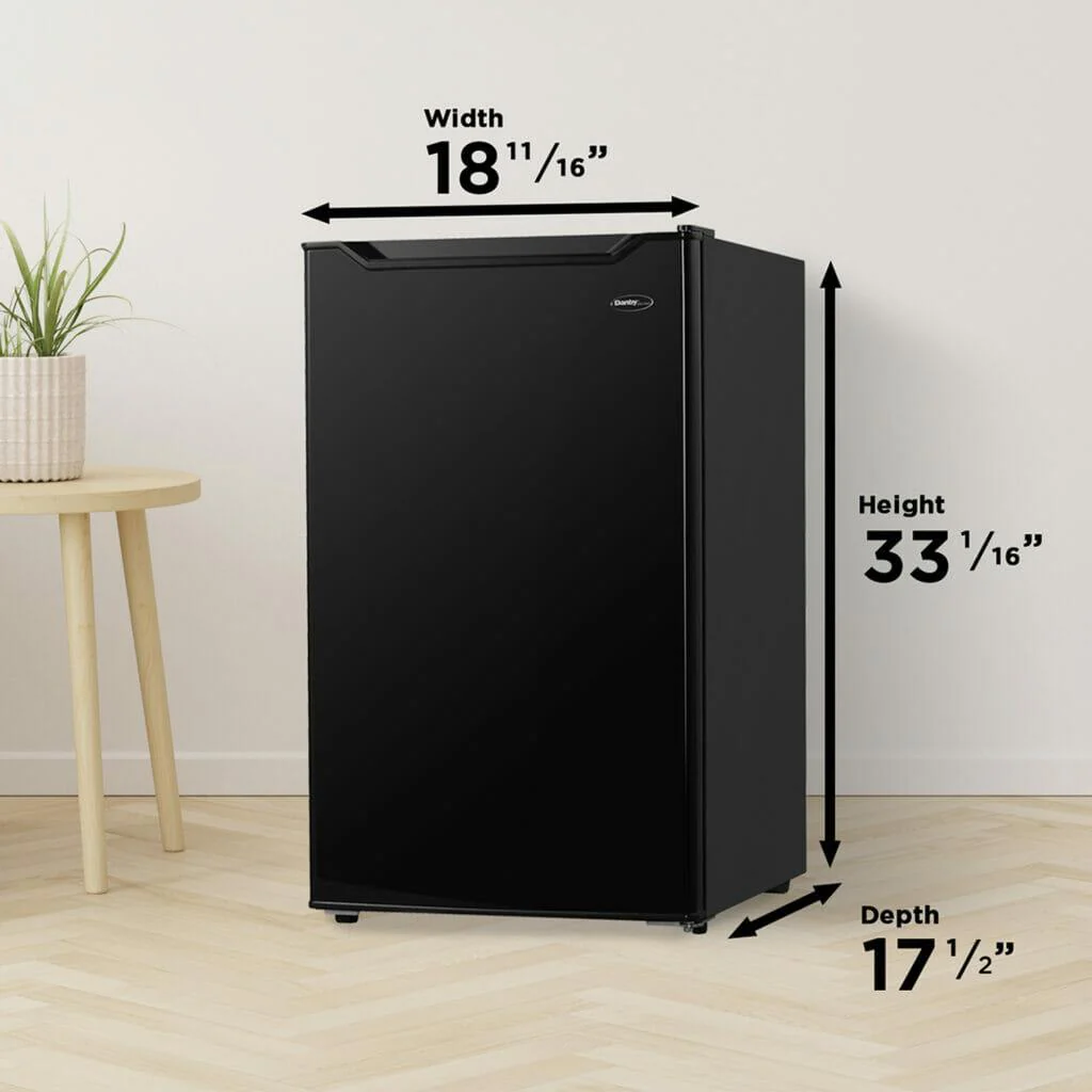 DAR032B2BM Danby 3.2 cu. ft. Compact Fridge in Black - Image 4