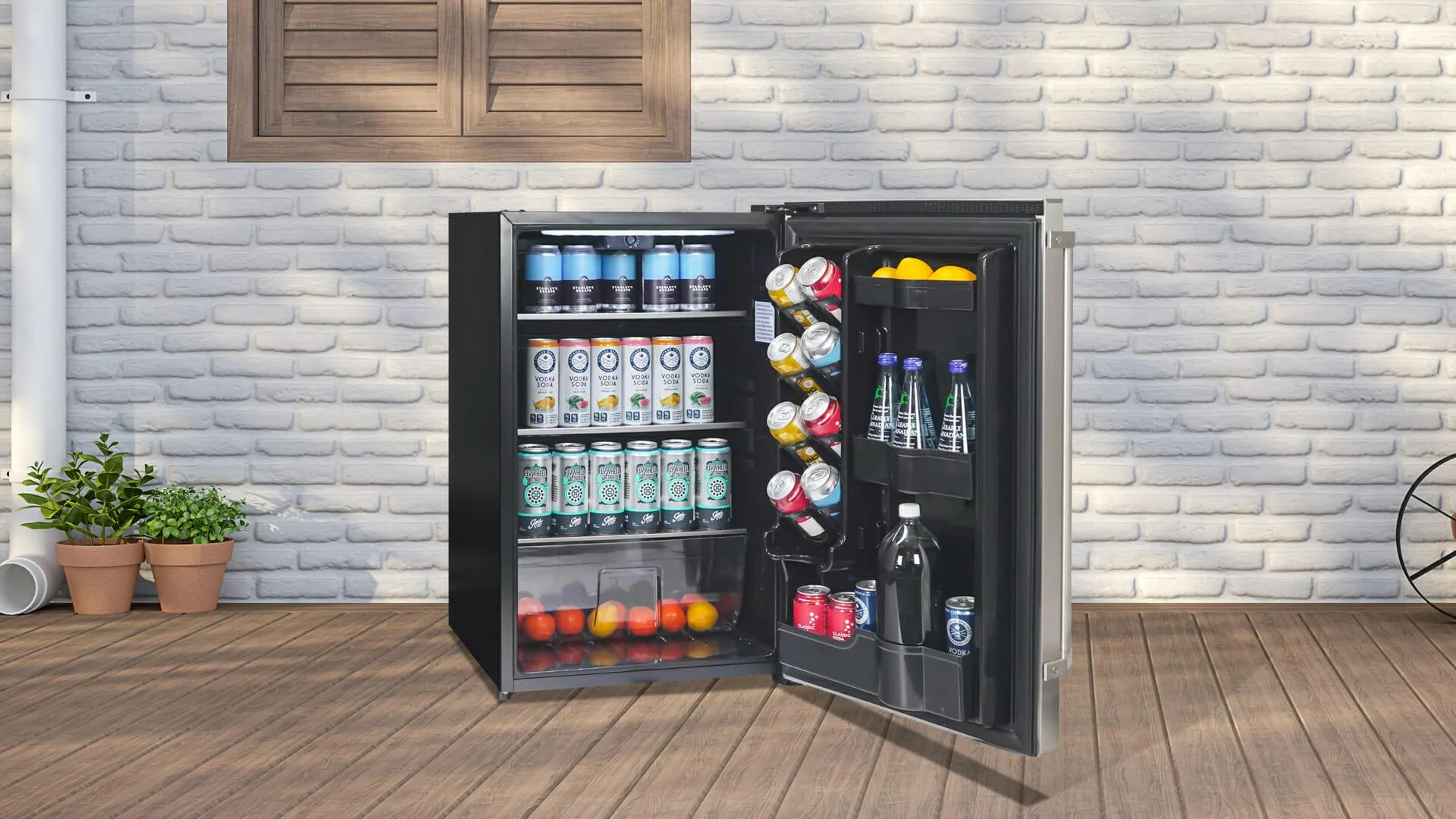 DAR044A1SSO Danby 4.4 cu. ft. Outdoor Fridge in Stainless Steel - Image 10