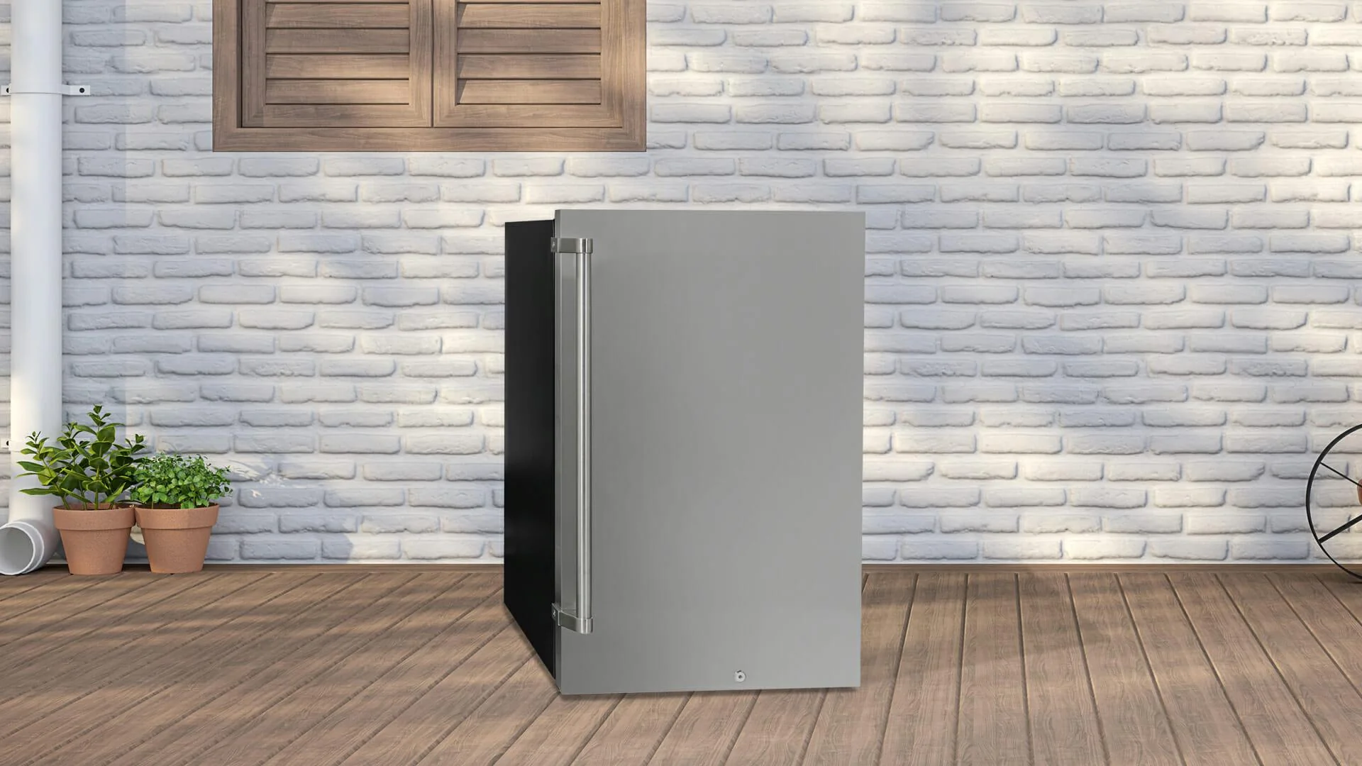 Danby 4.4 cu. ft. Outdoor Fridge in Stainless Steel - Image 9