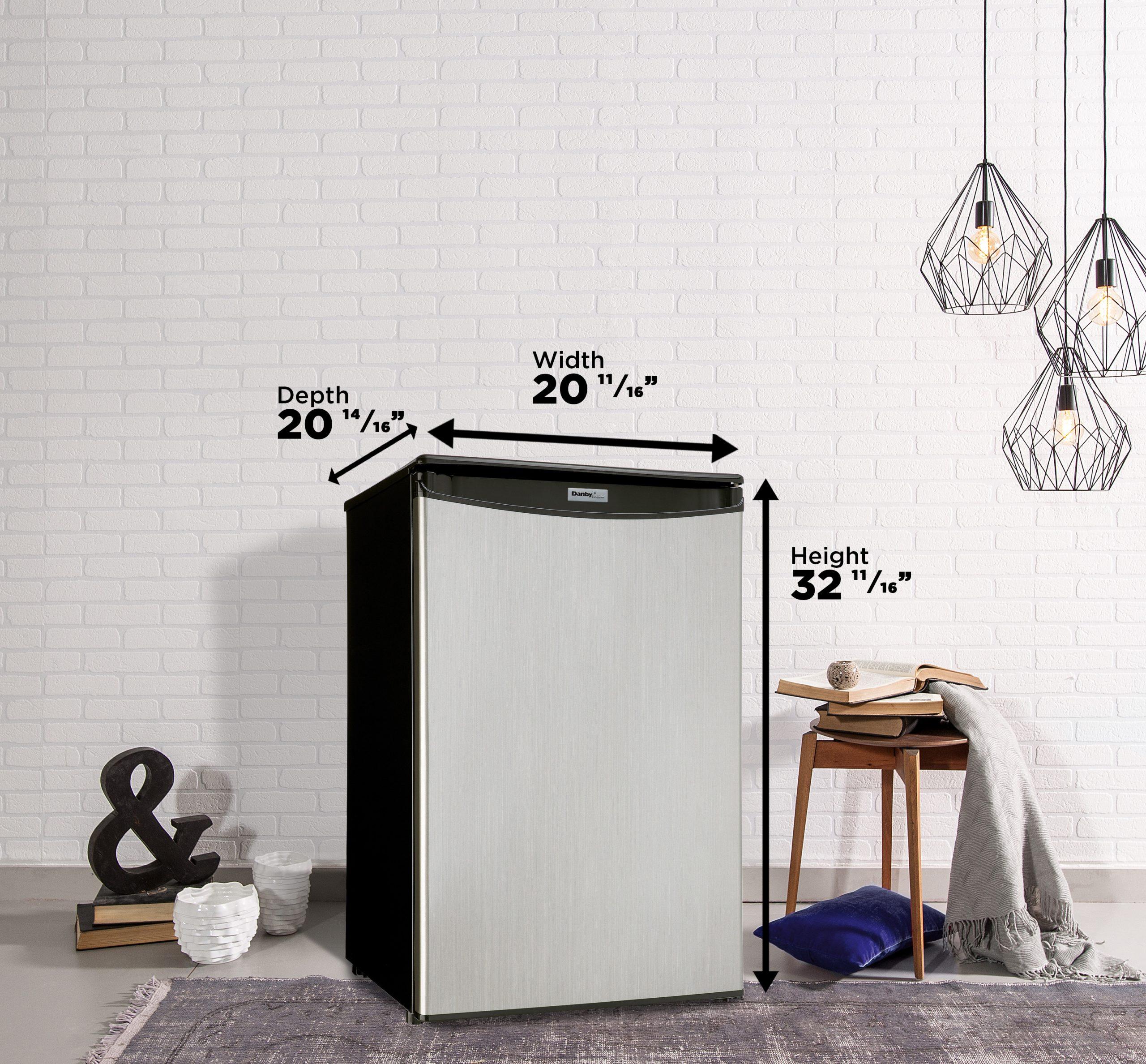 Danby 4.4 cu. ft. Compact Fridge in Stainless Steel - Image 12