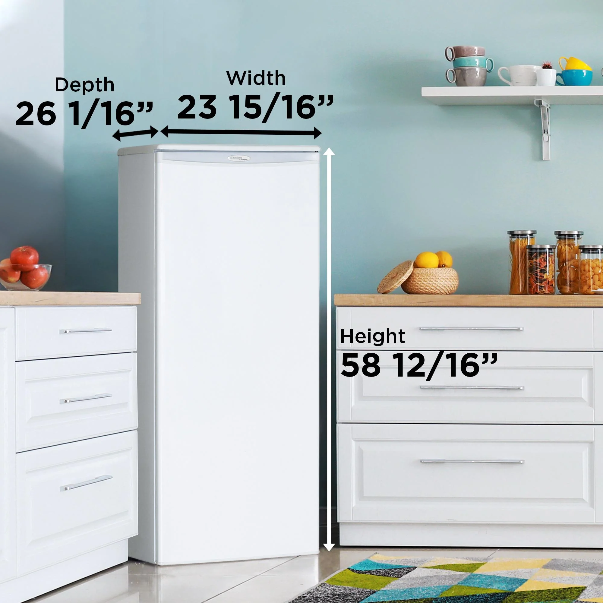 DAR110A1WDD Danby Designer 11.0 cu. ft. Apartment Size Fridge in White - Image 12
