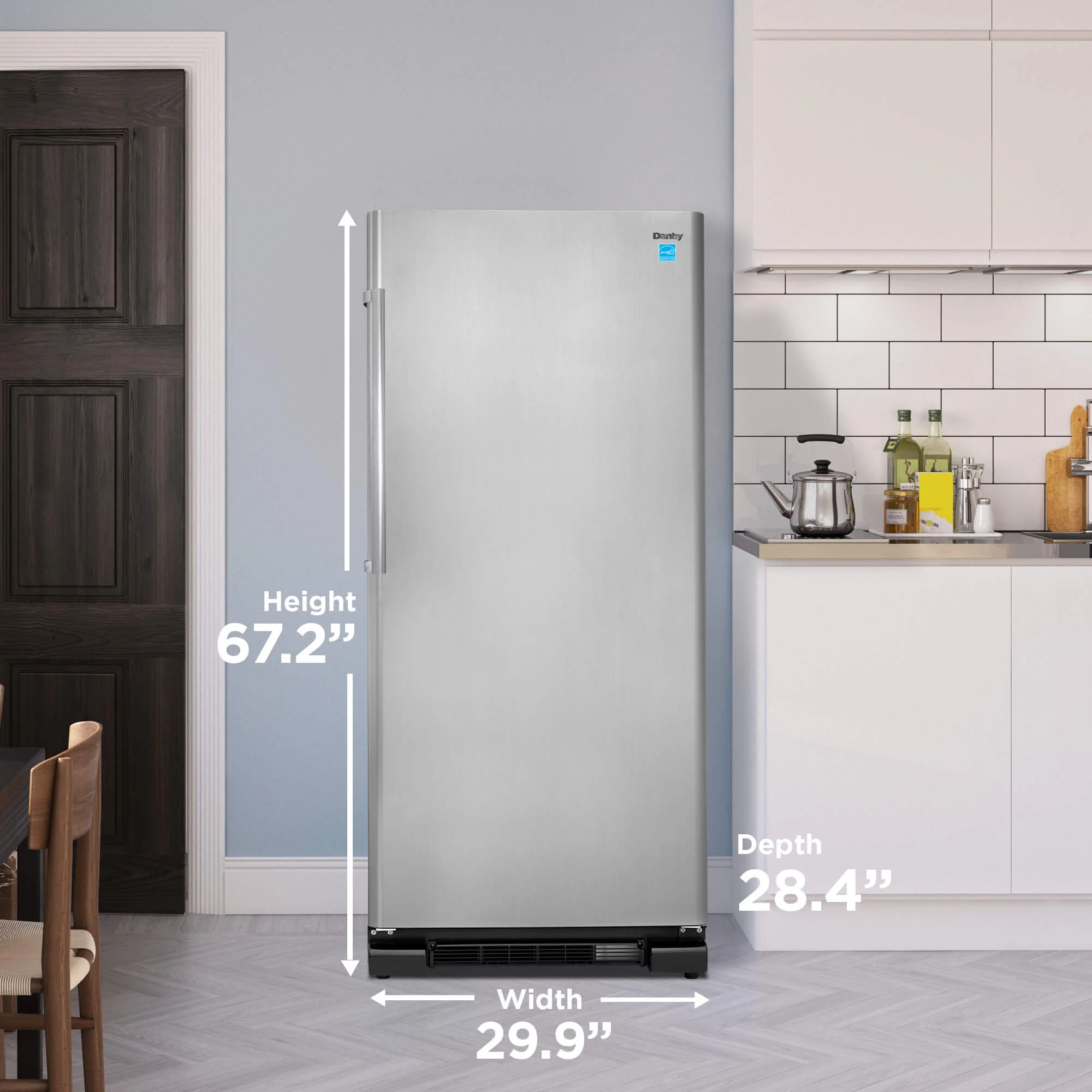 DAR170A3BSLDD Danby Designer 17.0 cu. ft. Apartment Size Fridge in Stainless Steel Look - Image 13