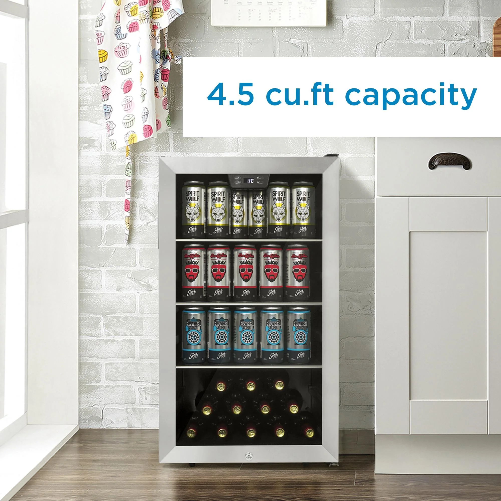 DBC045L1SS Danby 4.5 cu. ft. Free-Standing Beverage Center in Stainless Steel - Image 4