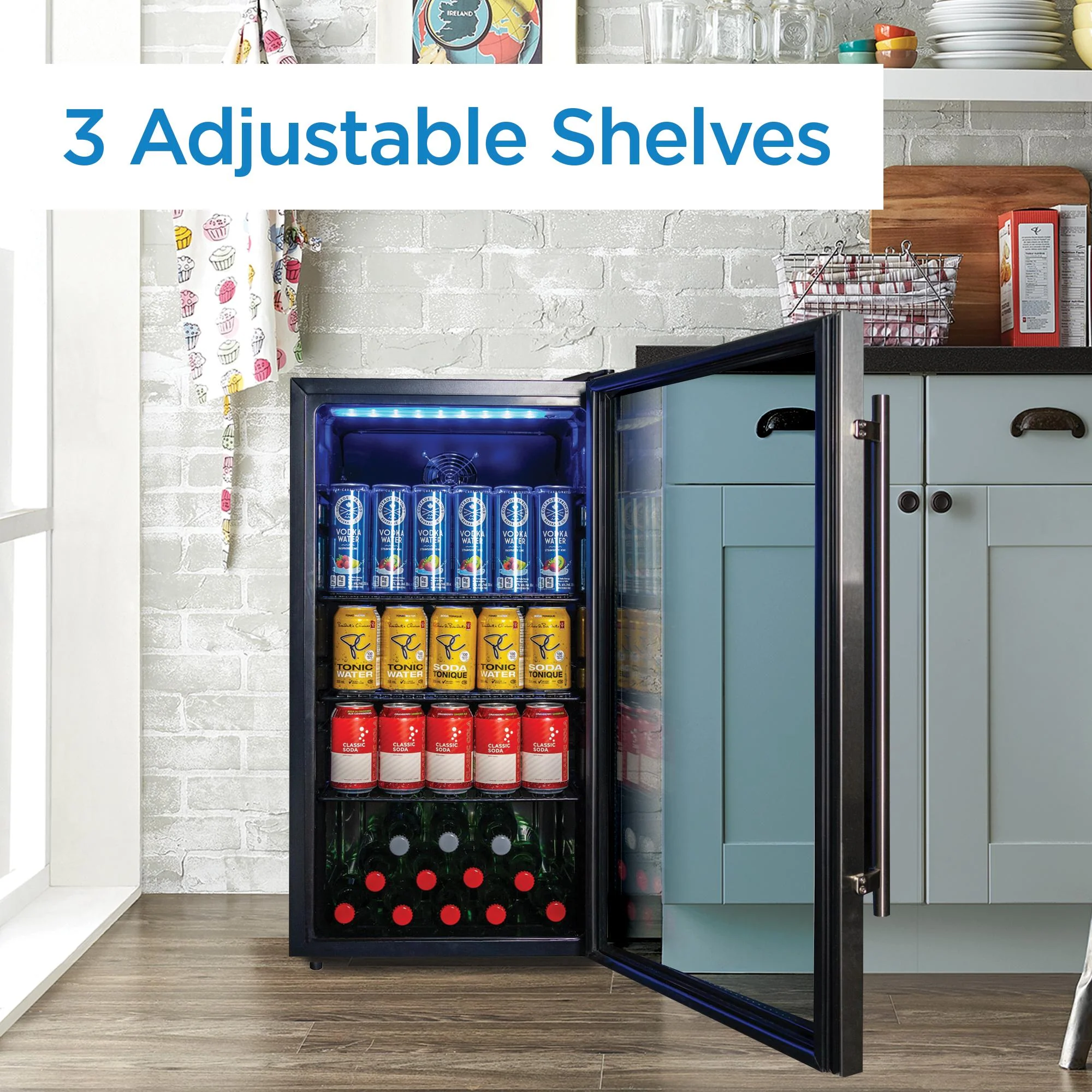 DBC117A2BSSDD6 Danby 3.1 cu. ft. Free-Standing Beverage Center in Stainless Steel - Image 10