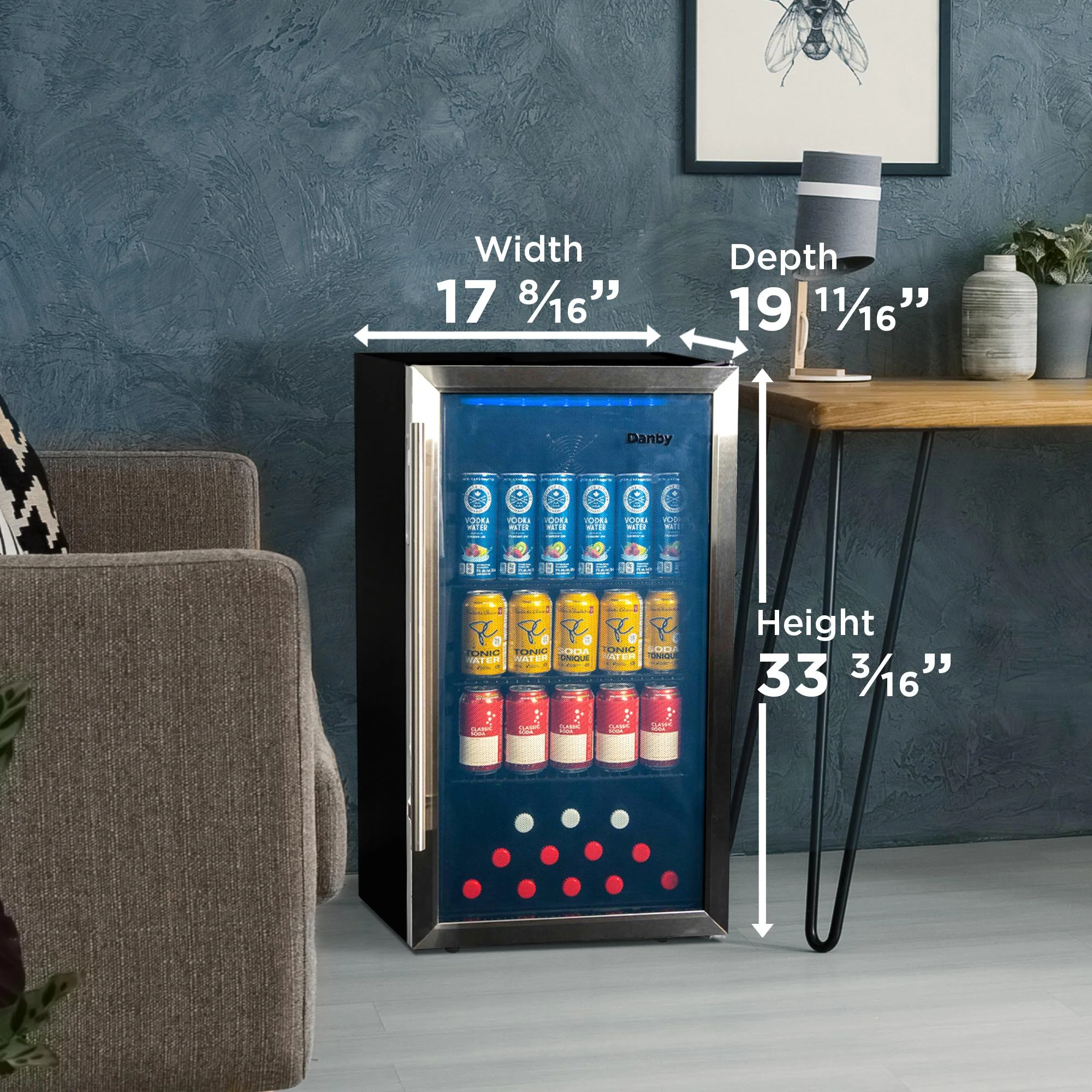 DBC117A2BSSDD6 Danby 3.1 cu. ft. Free-Standing Beverage Center in Stainless Steel - Image 19