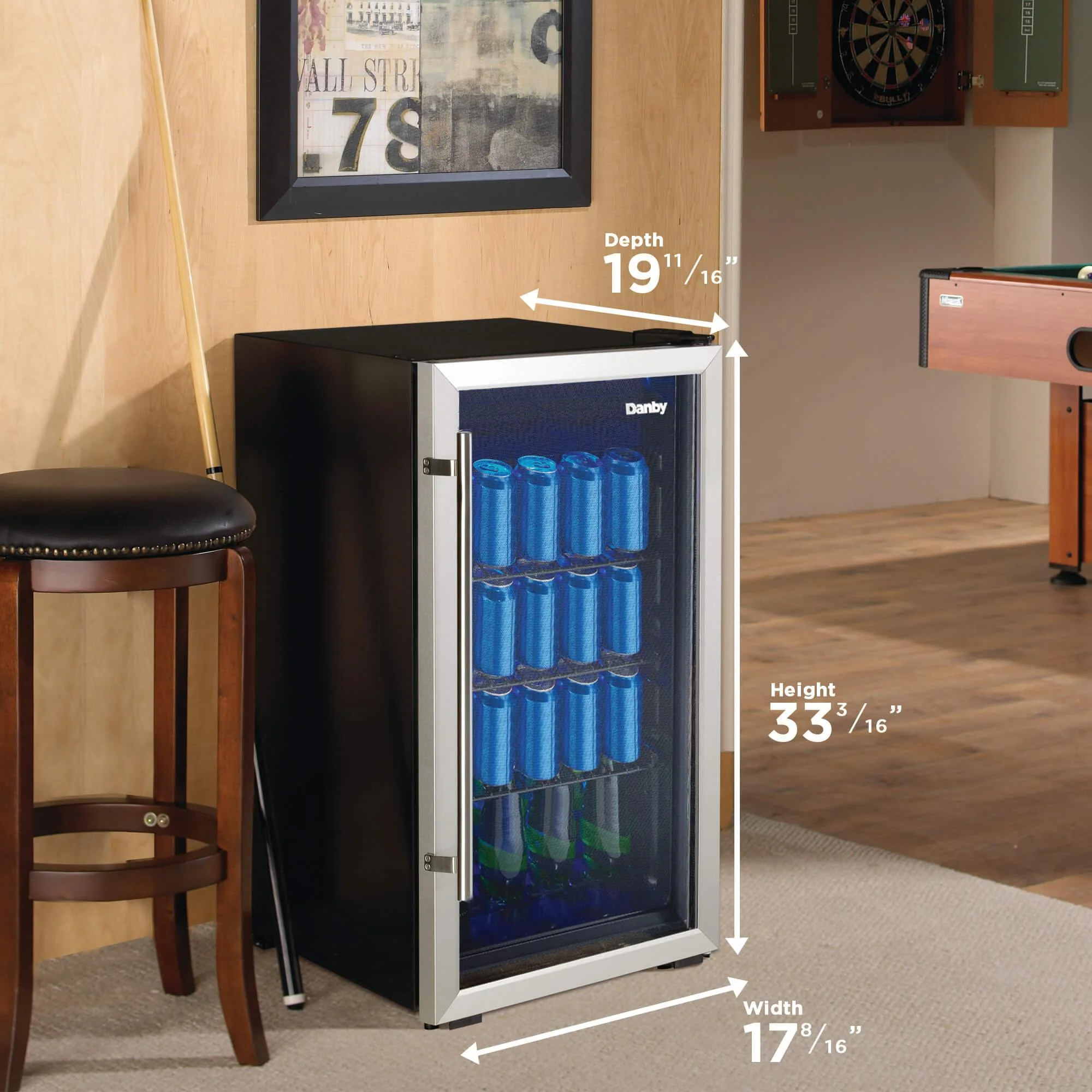 DBC117A2BSSDD6 Danby 3.1 cu. ft. Free-Standing Beverage Center in Stainless Steel - Image 20