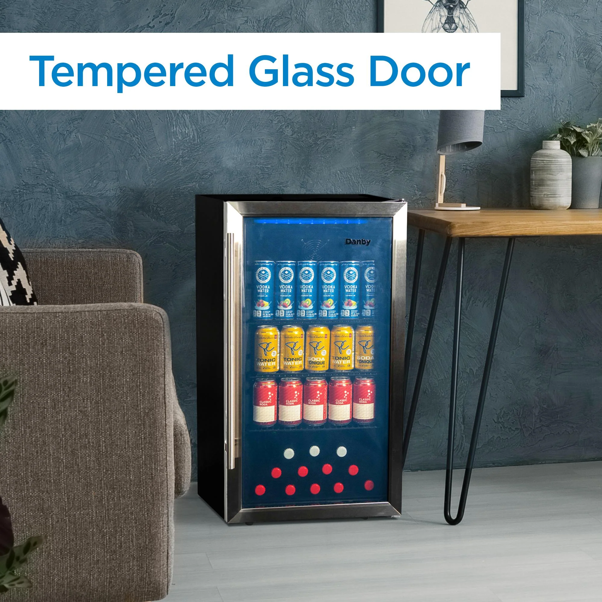 DBC117A2BSSDD6 Danby 3.1 cu. ft. Free-Standing Beverage Center in Stainless Steel - Image 7
