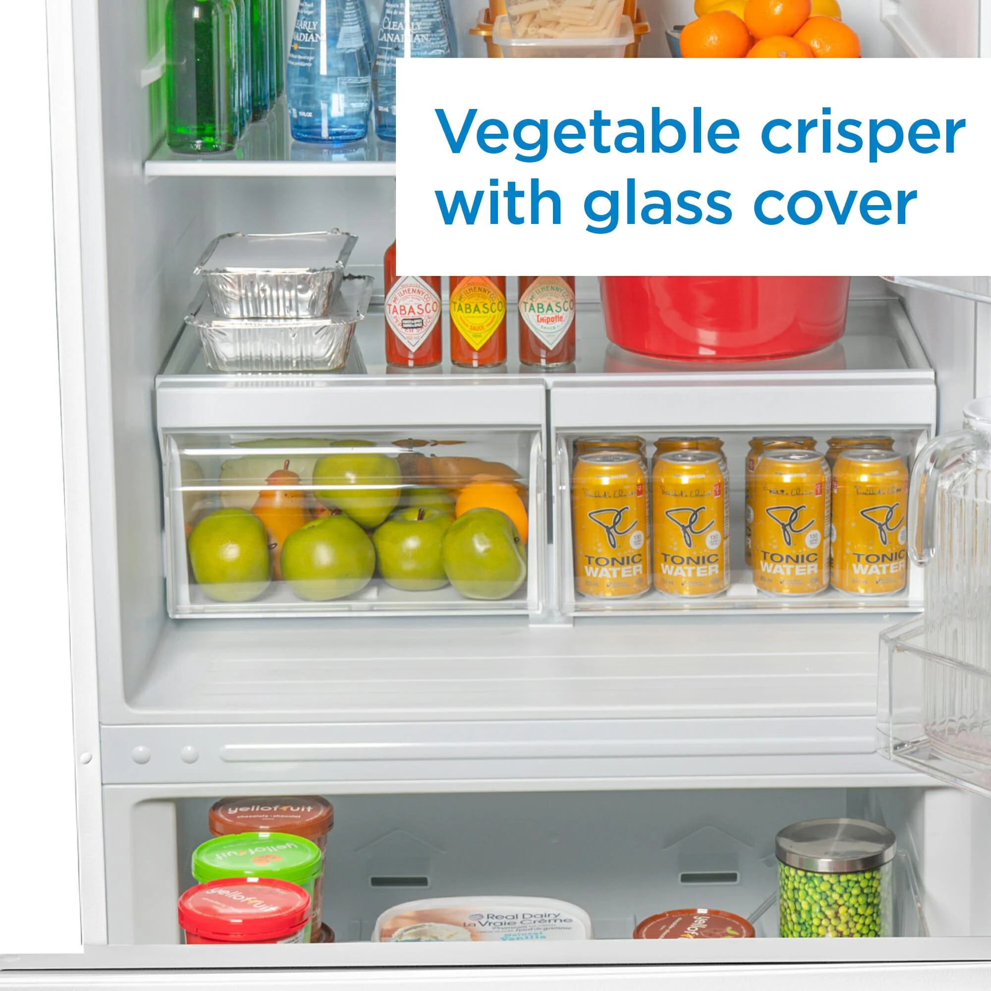 DBM187E1WDB Danby Designer 18.7 cu. ft. Apartment Fridge Bottom Mount in White - Image 4