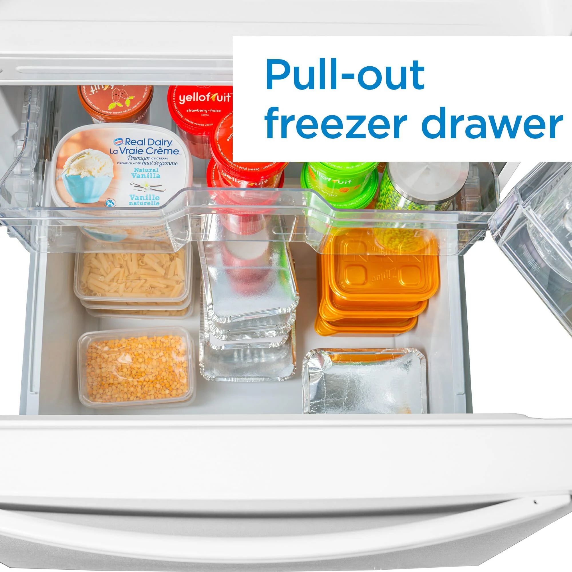 DBM187E1WDB Danby Designer 18.7 cu. ft. Apartment Fridge Bottom Mount in White - Image 5
