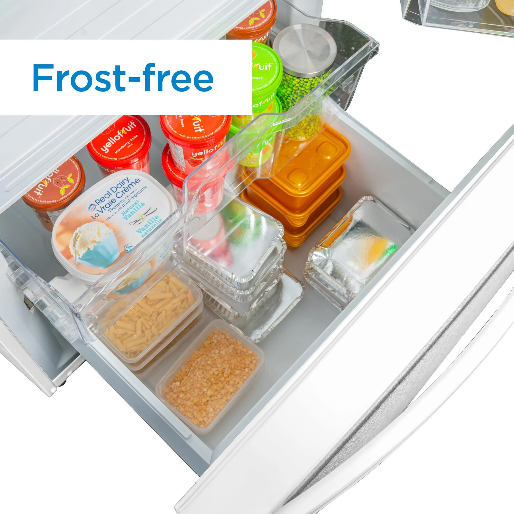 DBM187E1WDB Danby Designer 18.7 cu. ft. Apartment Fridge Bottom Mount in White - Image 6