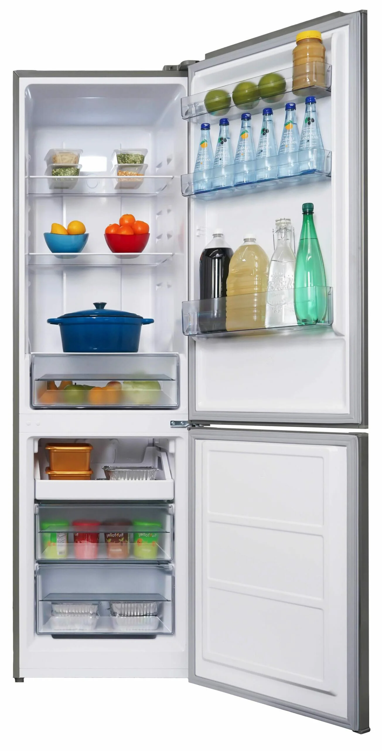 DBMF100B1SLDB Danby 10.3 cu. ft. Bottom Mount Apartment Size Fridge in Stainless Steel Look - Image 6