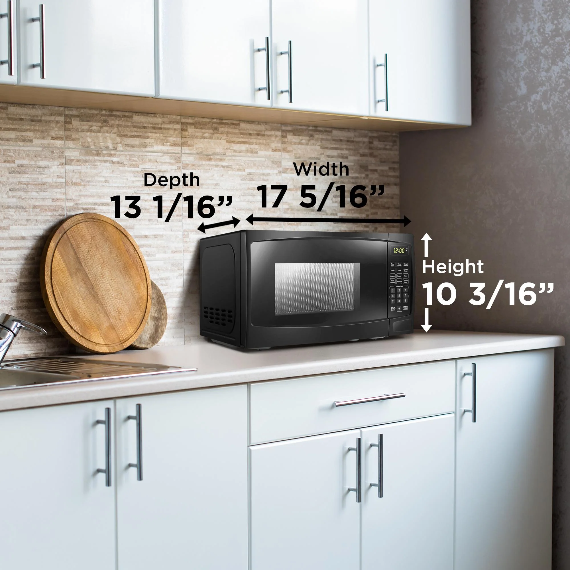 Danby 0.7 cu. ft. Countertop Microwave in Black - Image 13