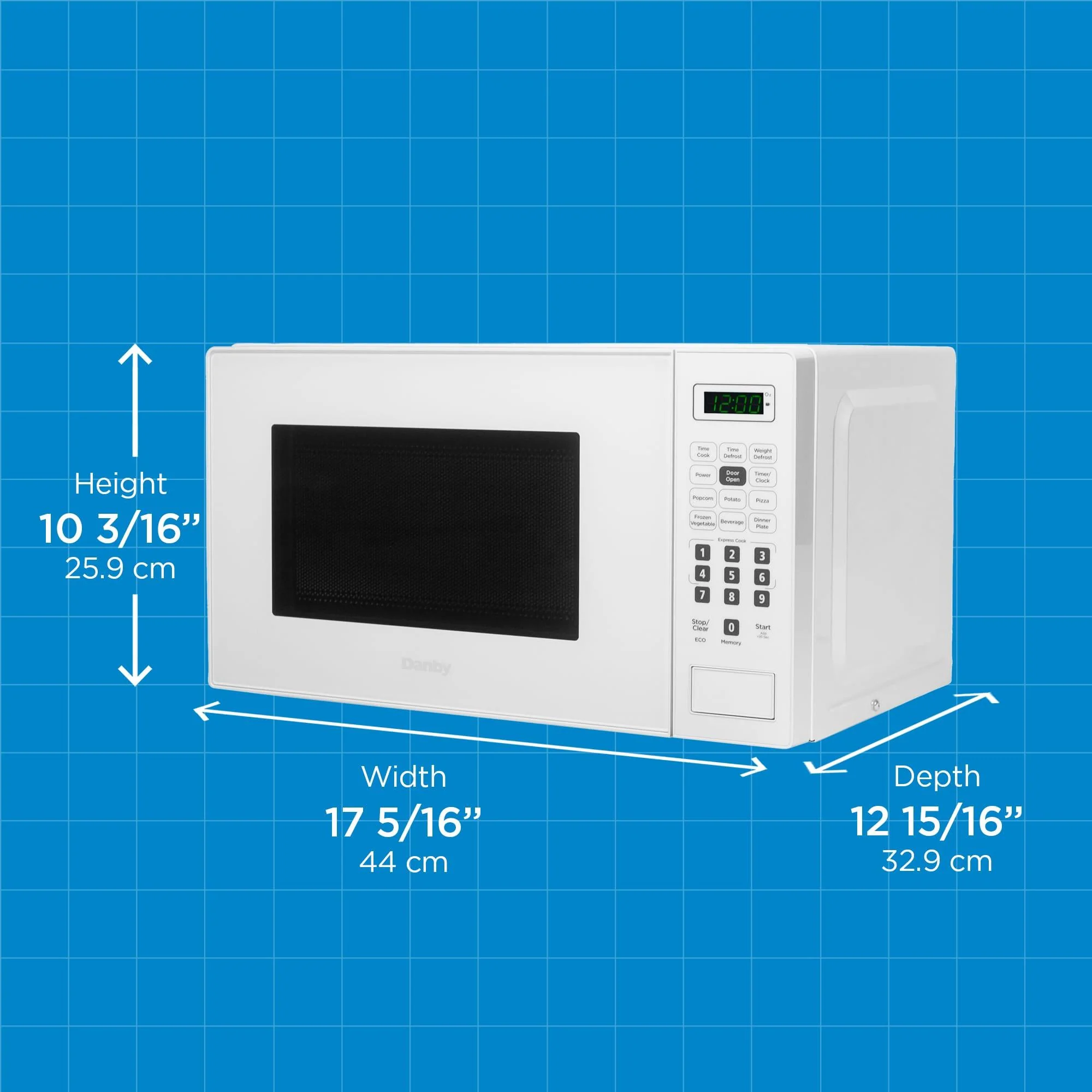DBMW0721BWW Danby 0.7 cu. ft. Countertop Microwave in White - Image 6