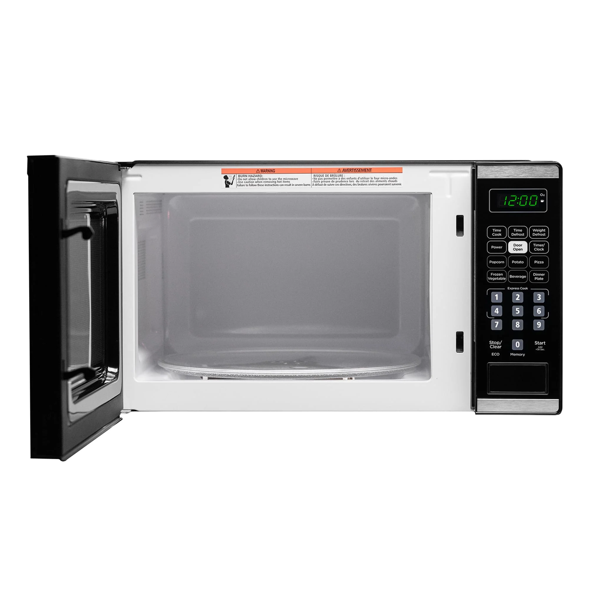 DBMW0722BBS Danby 0.7 cu. ft. Countertop Microwave in Black and Stainless Steel - Image 4